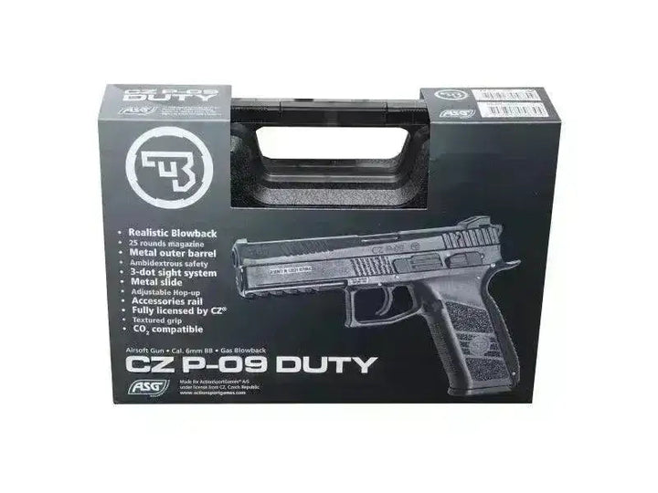 CZ P-09 Gass Softgun inkl. Koffert - GBB - Game-On.no