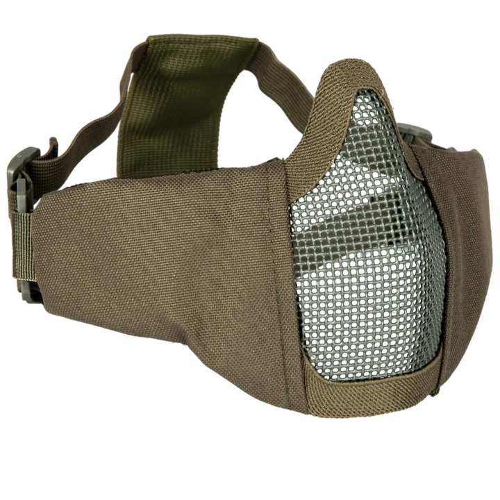 Mesh Maske med Kinnpute - Ranger Green