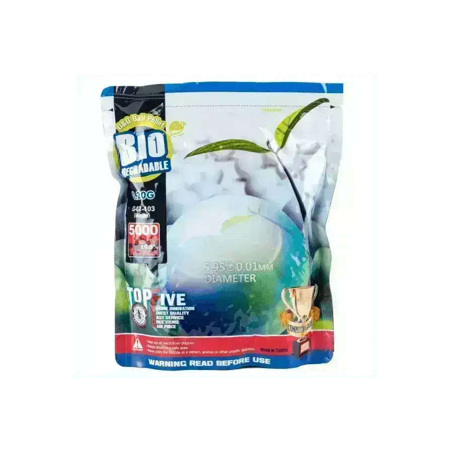 G&G BIO Softgunkuler 0.20g - 5000stk - Game-On.no