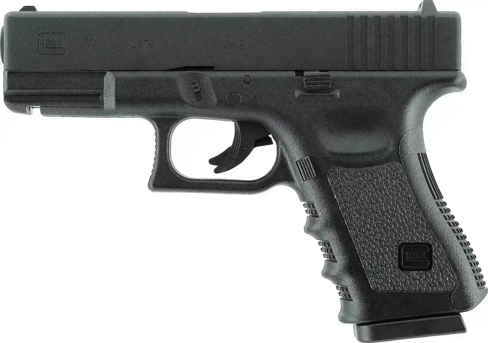 Glock 19 Co2 Airsoft Uten Blowback GNB - Pakkesett - Game-On.no