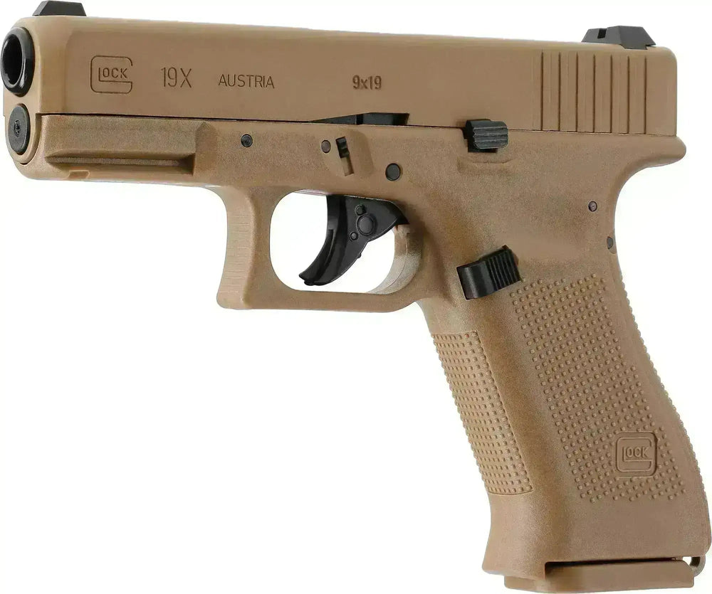 Glock 19X Coyote - 4.5mm Luftpistol med Blowback - Game-On.no
