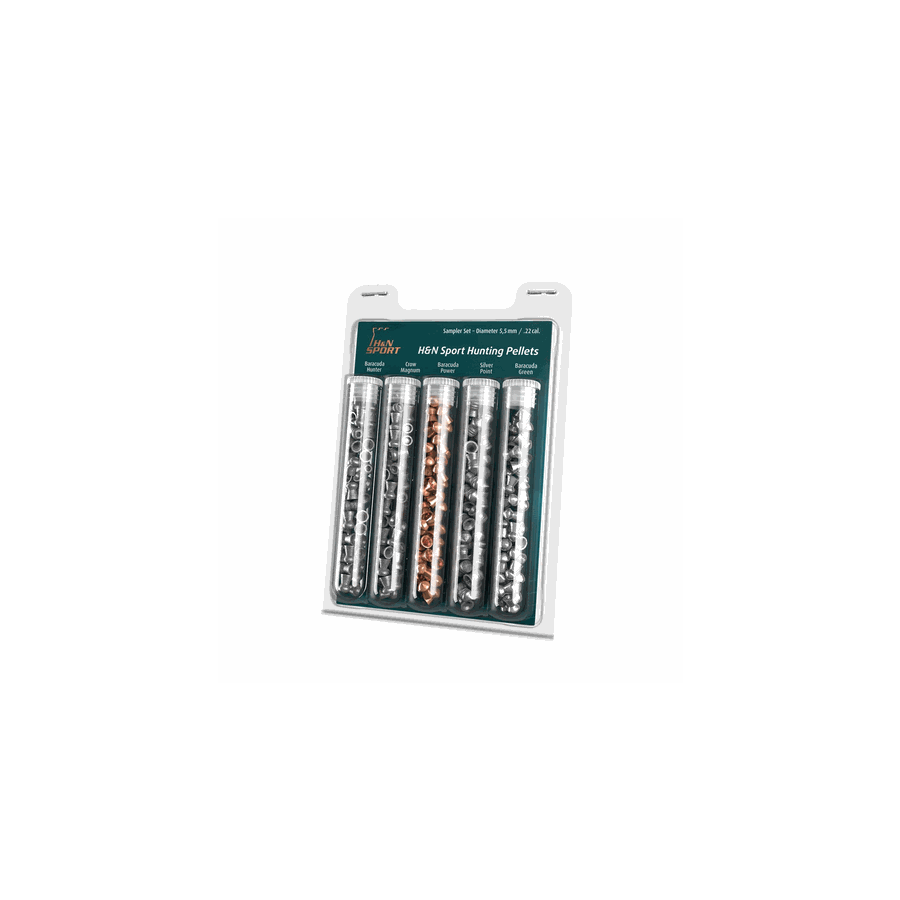 H&N Hunting Sampler 5.5mm - 5 Forskjellige Typer - gameon.eu
