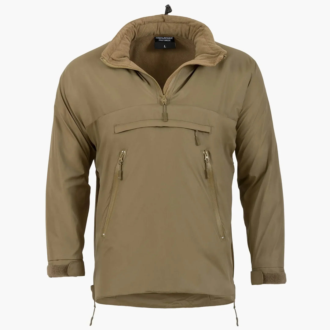 Highlander - Halo Smock Jakke – Lett Taktisk Jakke med Fleece og Ripstop - Game-On.no