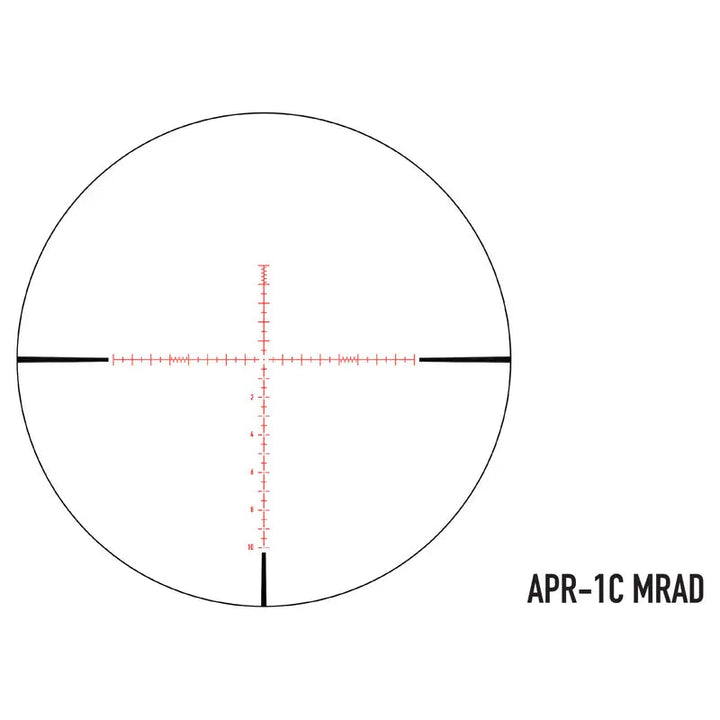 APR-1C MRAD retikkel i Element Optics Helix HDLR 2-16x50