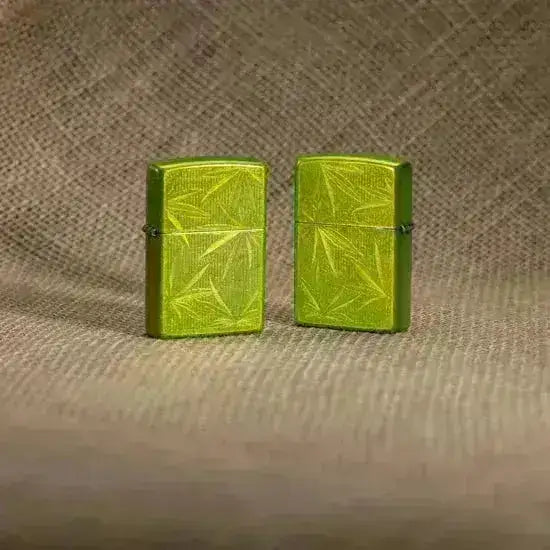 Iced Cannabis Motiv - Lighter - Game-On.no