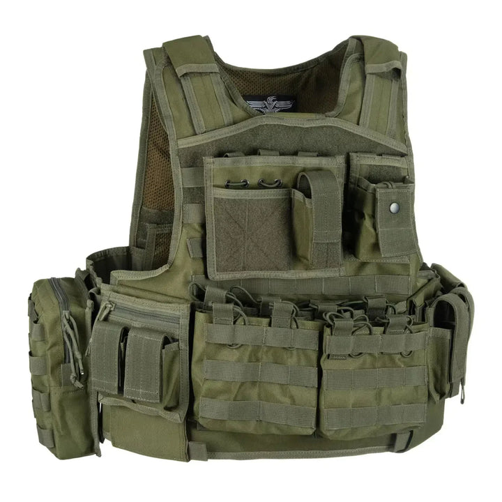 Sprzęt najeźdźcy – Mod Carrier Combo – Gotowa kamizelka bojowa – Oliwkowa