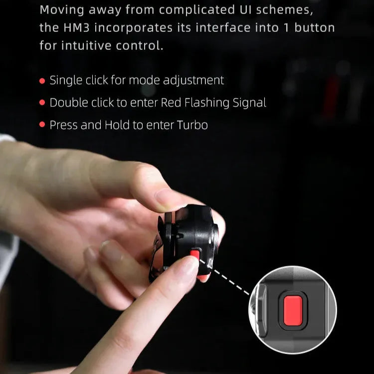 Klarus - HM3 - Vanntett Multifunksjon Hodelykt - 670 Lumen - Game-On.no