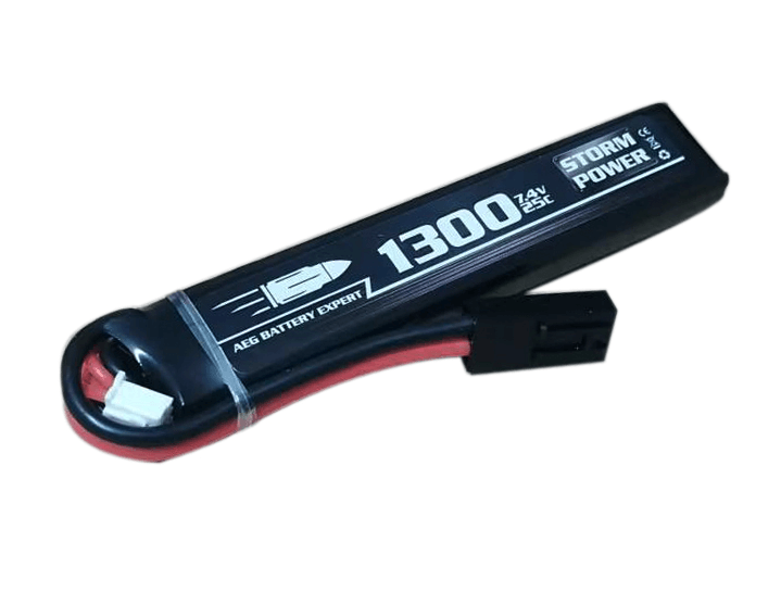 Li-Po 7.4V GEN2 Batteri - 1300mAh 25C - Stock Tube - gameon.eu