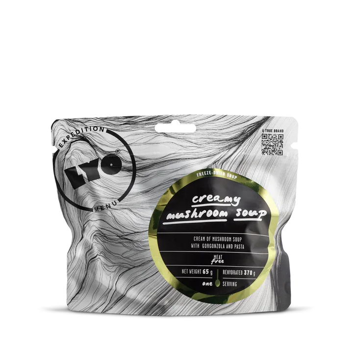 LYOFOOD Creamy Mushroom Soup – Glutenfri kremet soppsuppe for tur - Game-On.no