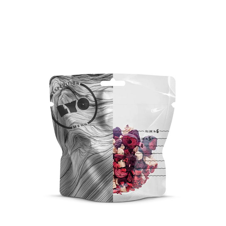 LYOFOOD Fruity Dream – Frysetørket miks av jordbær, eple og surkirsebær - Game-On.no