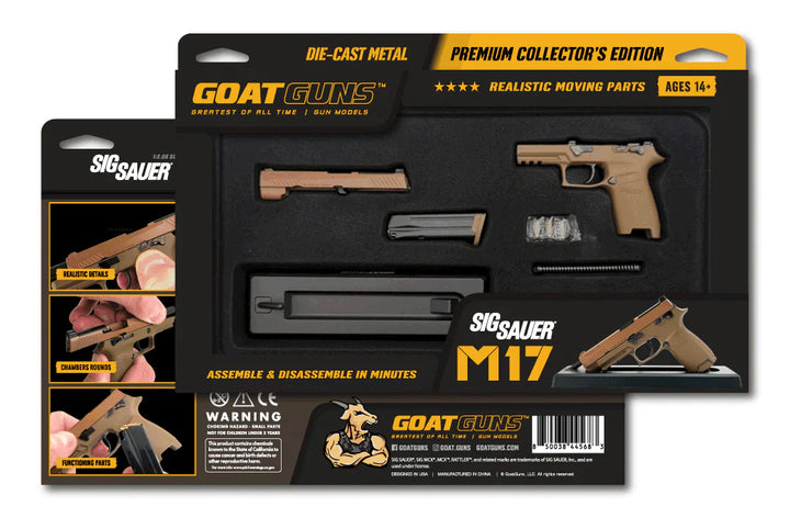 Goatguns - Mini Sig Sauer M17 Pistol - Coyote Tan - Replika Modell