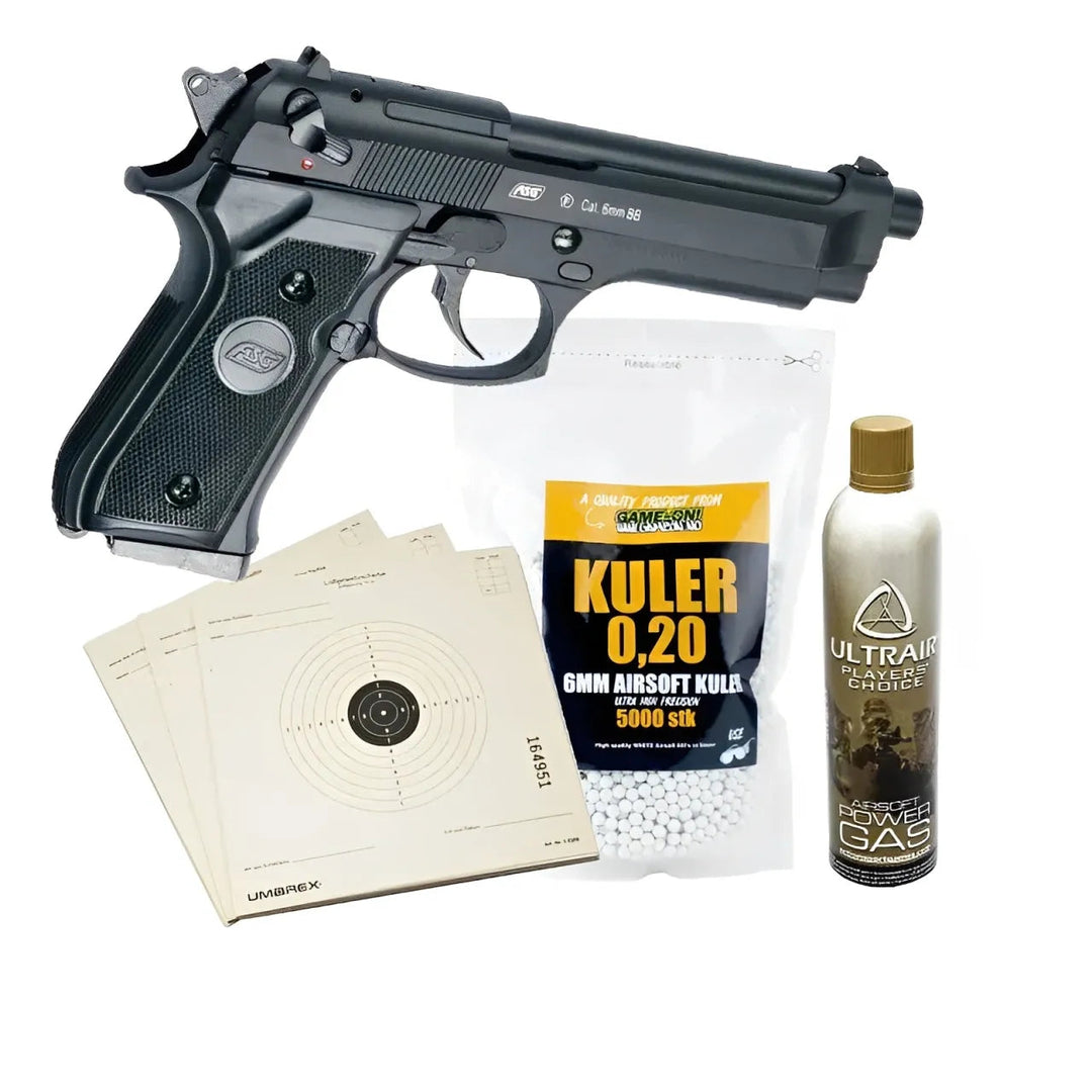 M92F Gass Softgun Pakkesett - Game-On.no