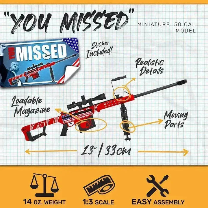 MAGA Limited Edition Mini Barrett .50 - Replika Modell - Game-On.no