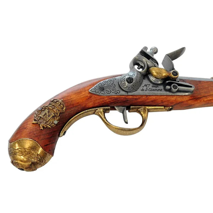 Napoleon 1806 Replika - Dekorativ Pistol i Tre og Metall - Game-On.no