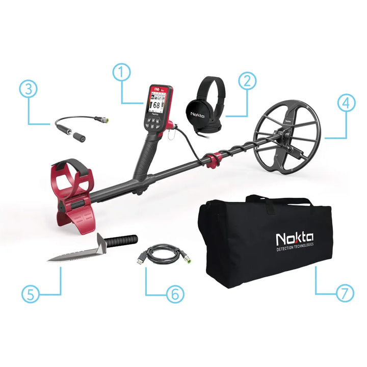 Nokta - Wykrywacz metali FindX Pro - Kompletny pakiet startowy