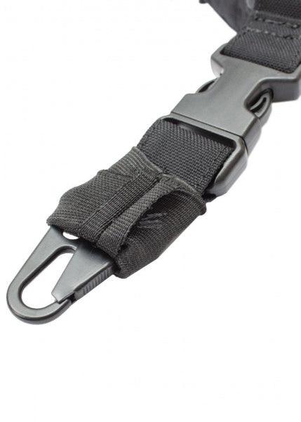 One Point Bungee Sling - 1000D Cordura - Black - Game-On.no