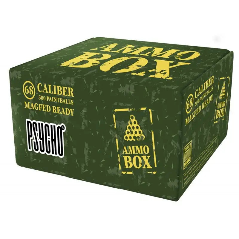 Psycho Ammobox Magfed Paintballs - 500 Ball - Game-On.no