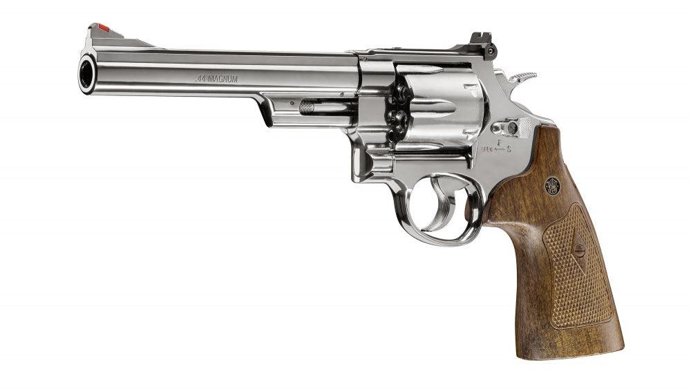 Smith & Wesson - M29 6.5 CO2 Drevet Softgunrevolver - Blå Polert - gameon.eu