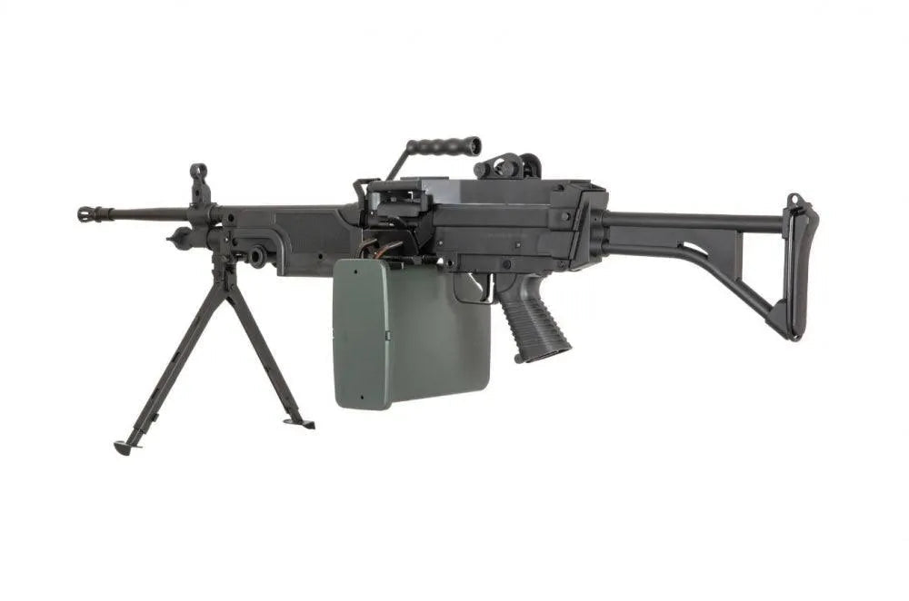 Specna Arms - M249 MK1 Core Elektrisk Maskingevær - Svart - Game-On.no