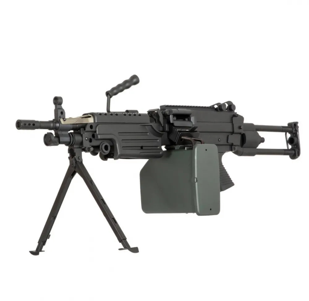 Specna Arms - M249 PARA Core Elektrisk Maskingevær - Svart - Game-On.no