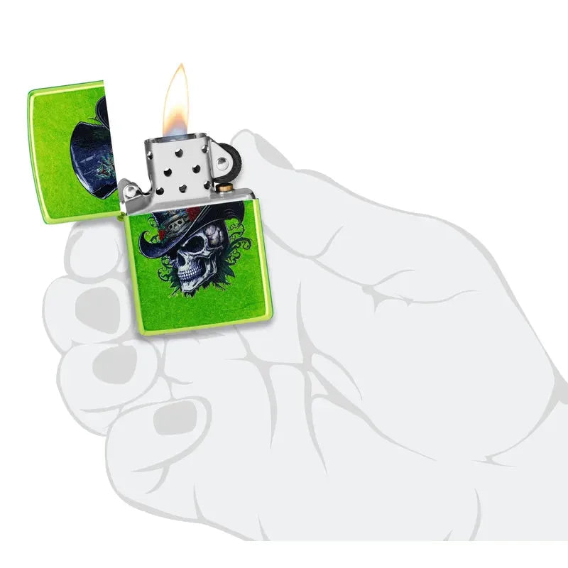 Steampunk Skeleton Motiv - Lighter - Game-On.no
