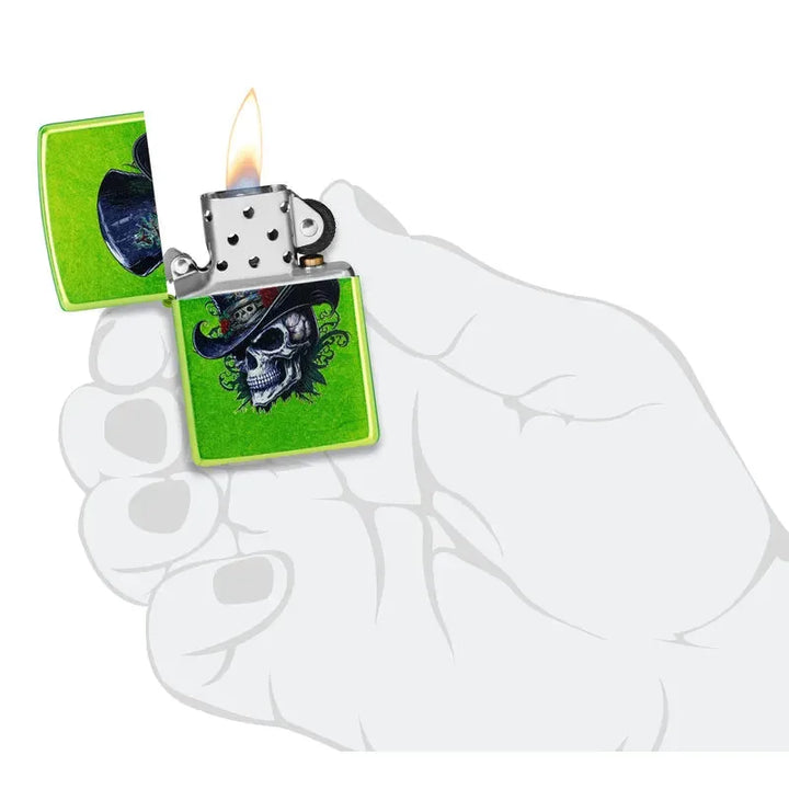 Steampunk Skeleton Motiv - Lighter - Game-On.no