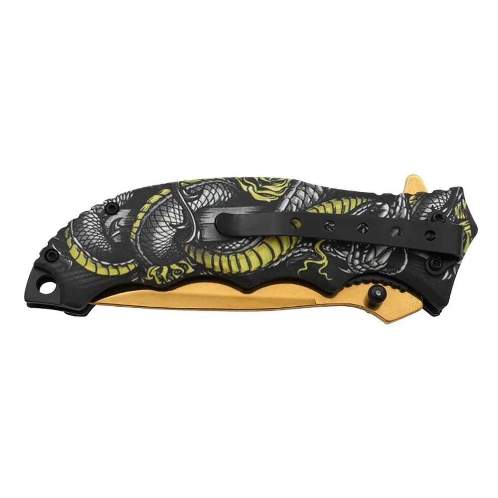 Dark Side Blades - Nóż składany Viper Trace z ostrzem Spear Point