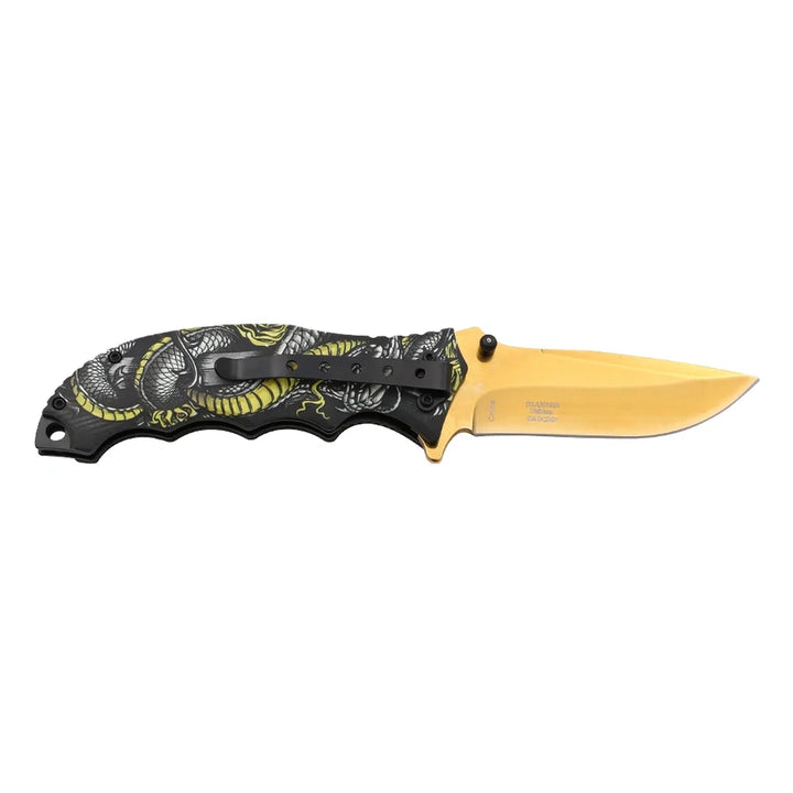 Dark Side Blades - Nóż składany Viper Trace z ostrzem Spear Point