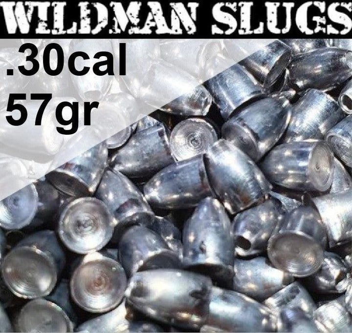 Wildman Hulspiss Slugs til Luftvåpen 7.62mm(.30) - 57gr 100stk - gameon.eu