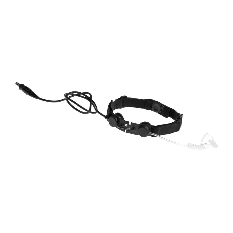 Z-Tactical Throat Mic - Strupemikrofon - 7.5mm Plugg - Oliven - Game-On.no