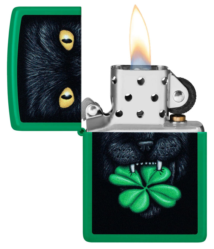 Zippo - Feline Lucky Design - Lighter - Game-On.no