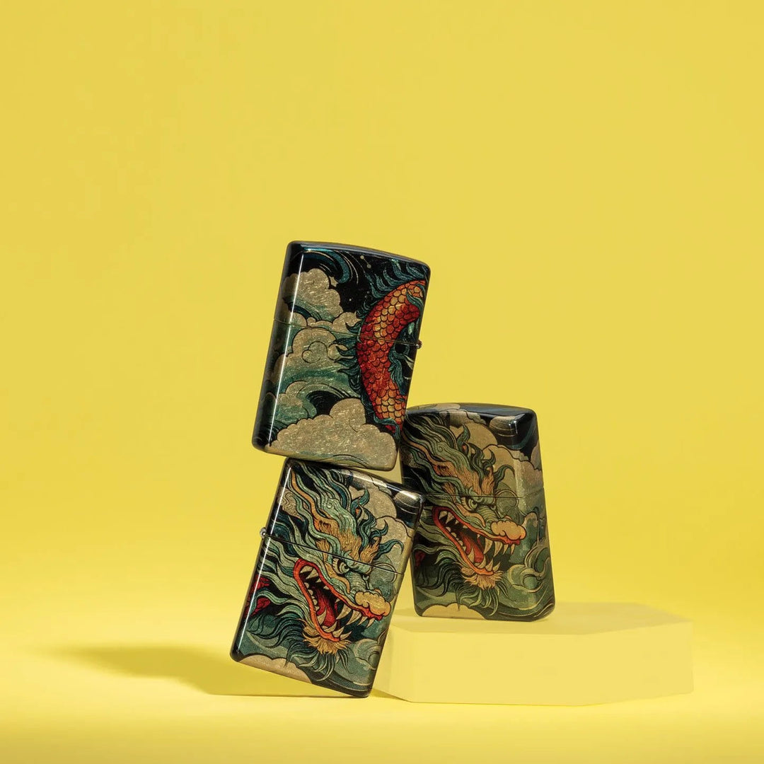 Zippo Lighter - 540 Dragon Fusion Design - Game-On.no