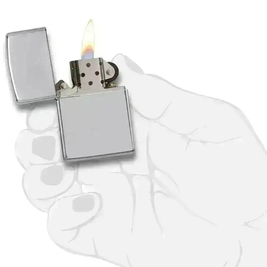 Zippo Lighter - Armor Høypolert Krom - Game-On.no