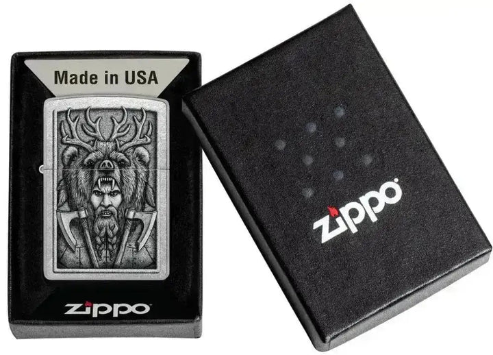 Zippo Lighter - Barbar Motiv - Game-On.no