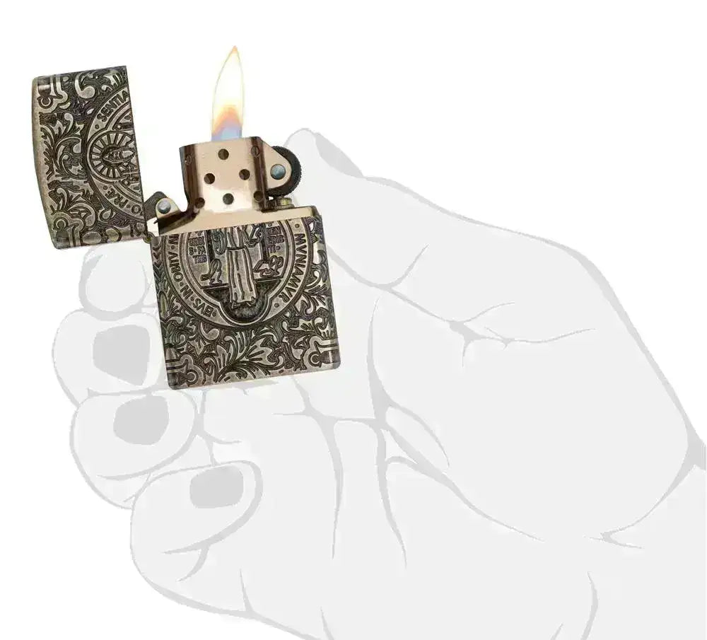Zippo Lighter - St. Bendik - Armor 360 Degree Limited - Game-On.no