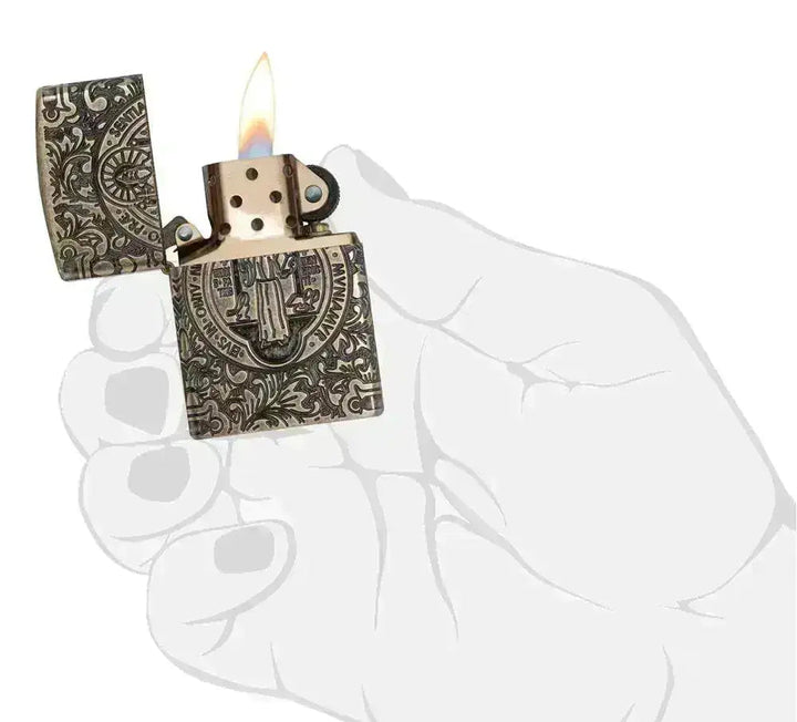 Zippo Lighter - St. Bendik - Armor 360 Degree Limited - Game-On.no