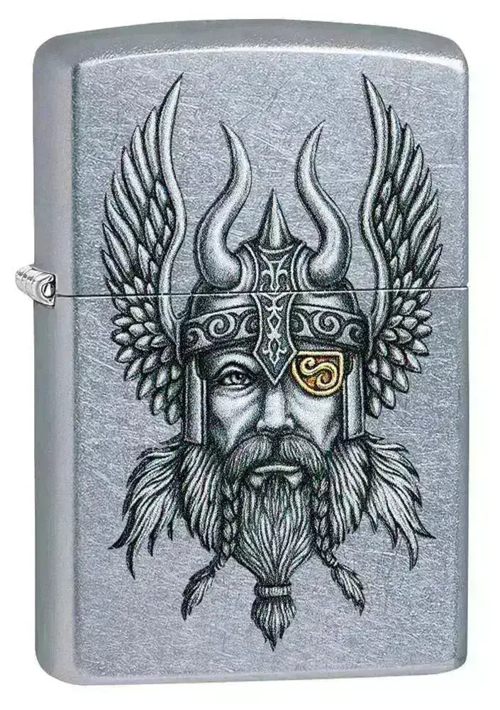 Zippo Lighter - Viking Warrior Design - Game-On.no