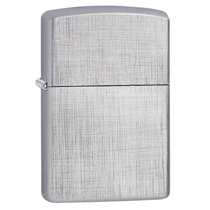 Zippo - Linen Weave - Chrome - Game-On.no