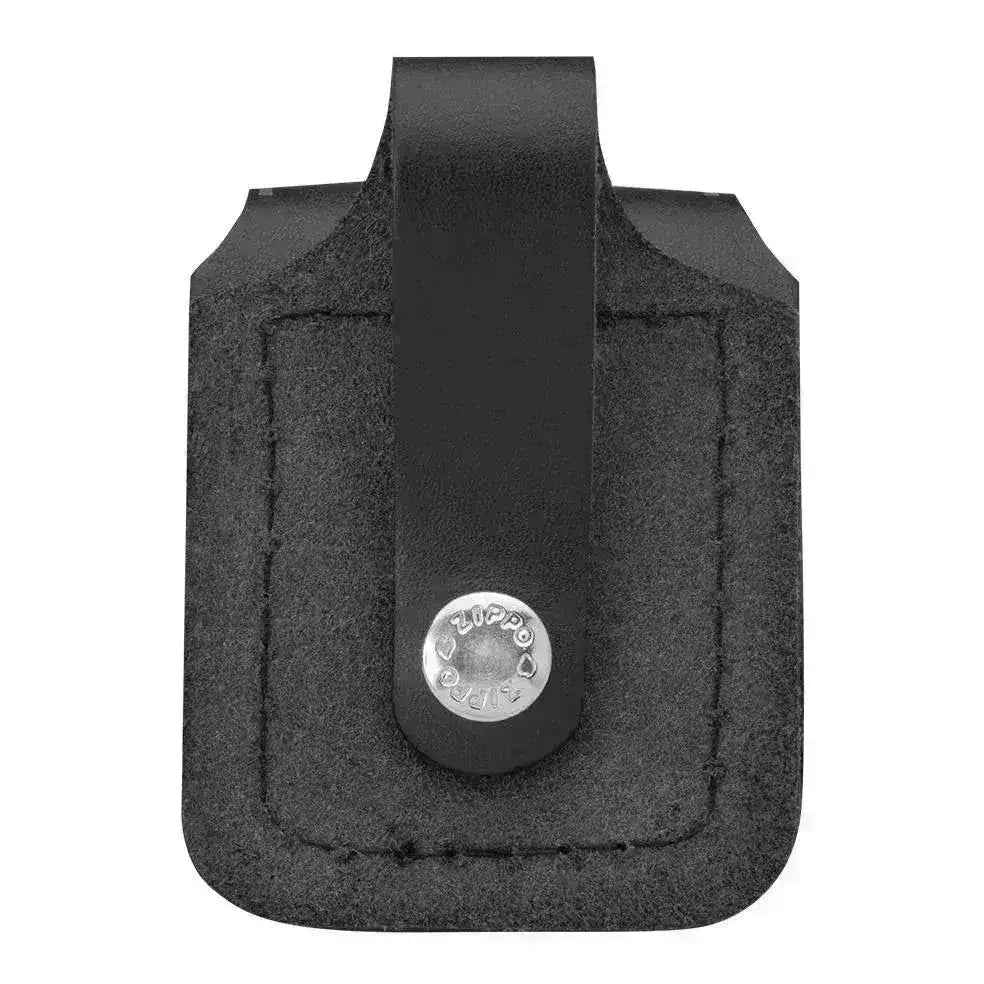 Zippo - Orginal Zippo Holder med beltefeste i skinn - Black - Game-On.no