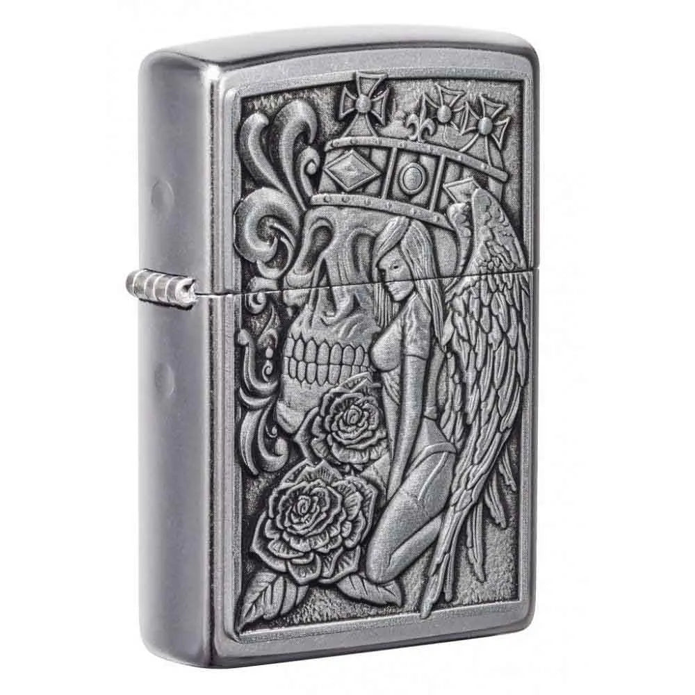 Zippo - Skull and Angel Emblem - gameon.eu