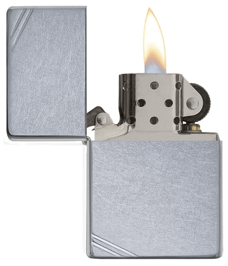 Zippo - Street Chrome? Vintage with Slashes - gameon.eu