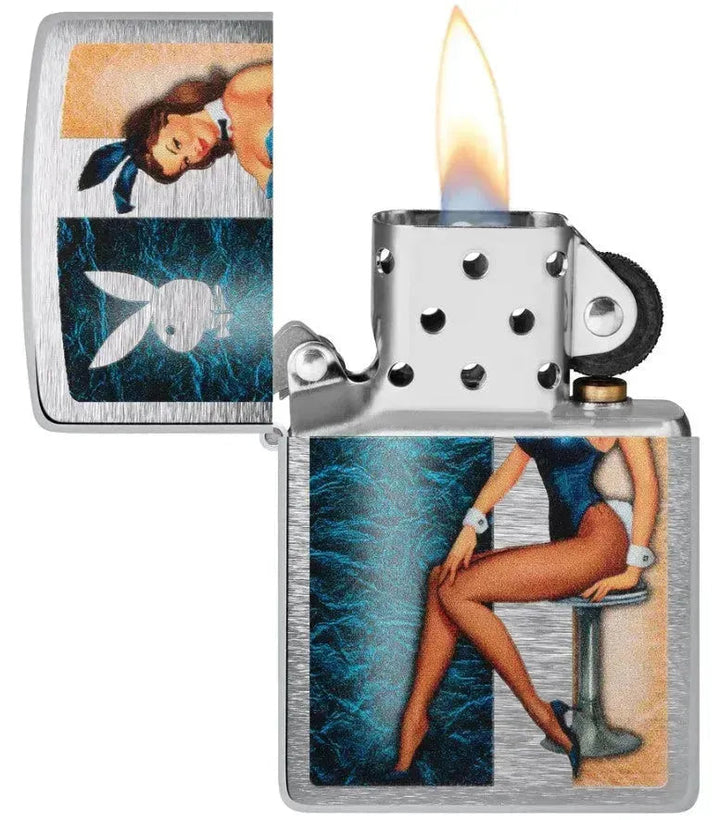 Zippo - Vintage Playboy Pinup Motiv - Game-On.no